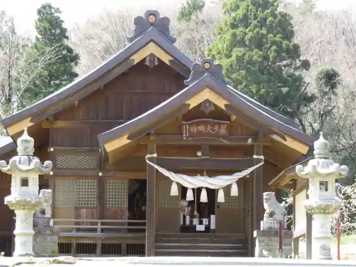 居多神社の本殿・本堂