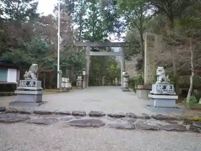 川上山若宮八幡宮の鳥居