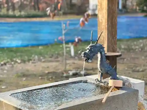 鹿追神社の手水舎