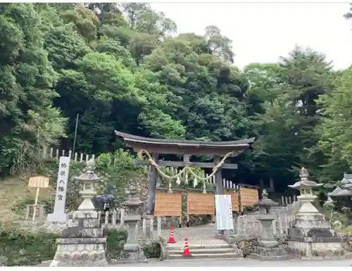 柏原八幡宮の鳥居