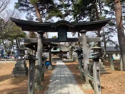 川中島古戦場八幡社の鳥居