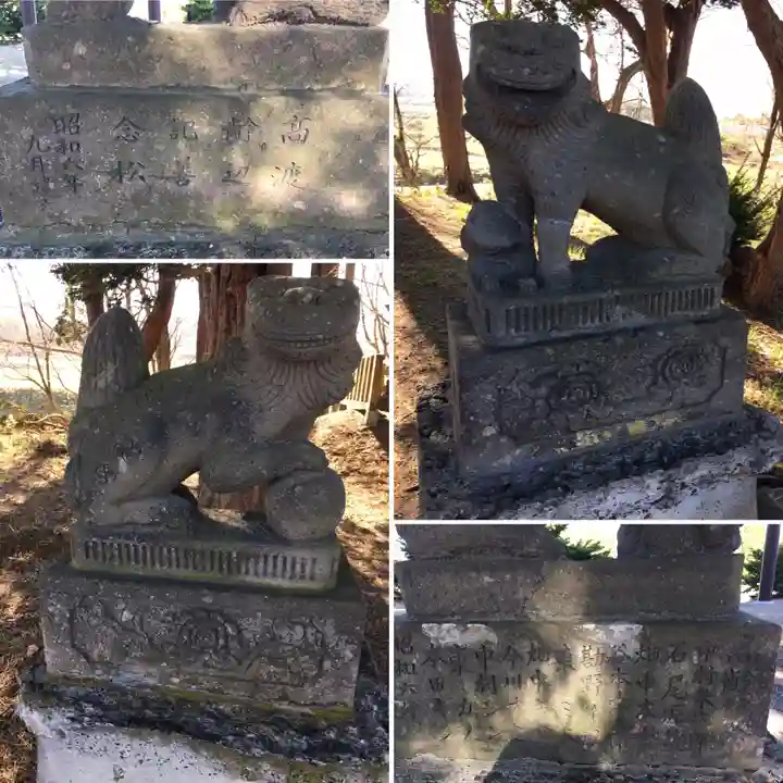 八幡神社の狛犬