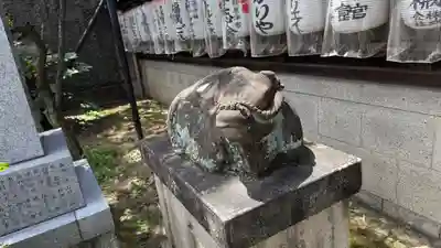 文子天満宮の狛犬