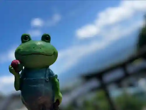 菱野健功神社の狛犬