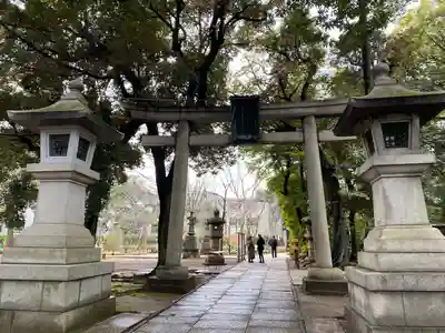 赤坂氷川神社の鳥居