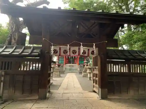 馬込八幡神社の山門・神門