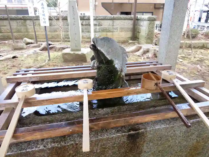 神炊館神社 ⁂奥州須賀川総鎮守⁂の手水舎