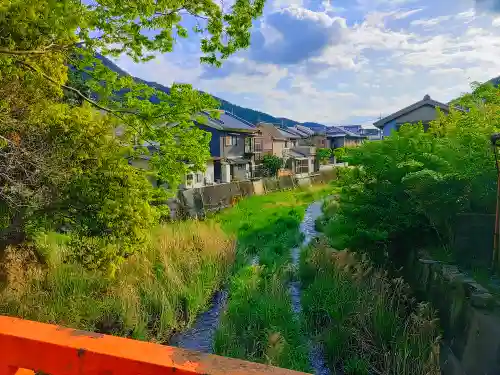 長谷山口坐神社の景色