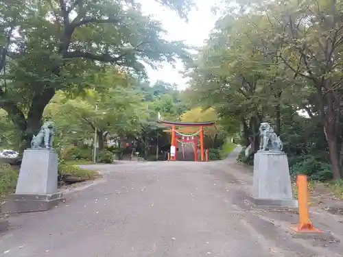 虻田神社の鳥居