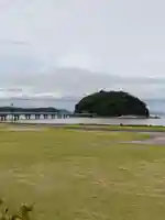 八百富神社の景色