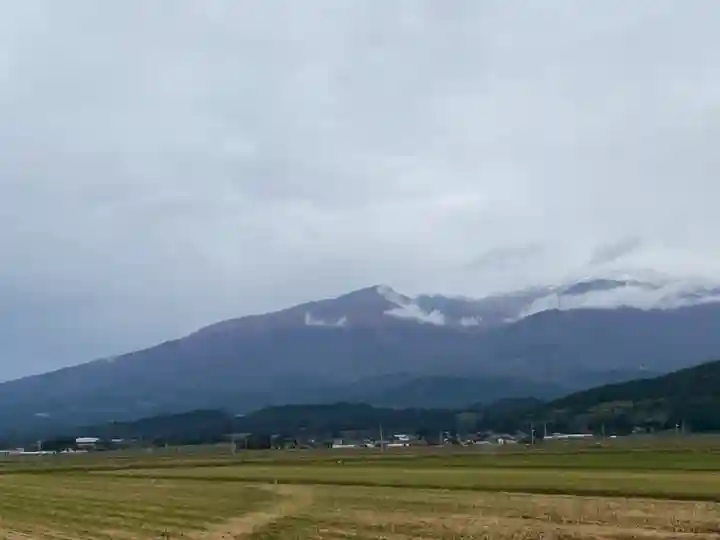 鳥海山大物忌神社蕨岡口ノ宮の周辺