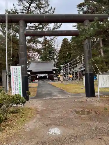 青森縣護國神社の鳥居