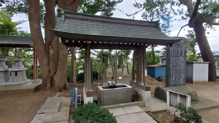 山野浅間神社の手水舎