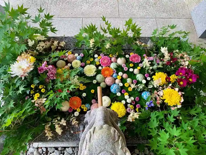 滑川神社 - 仕事と子どもの守り神の手水舎