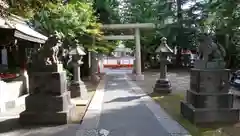 青山熊野神社の鳥居