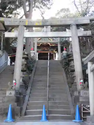 王子稲荷神社の鳥居