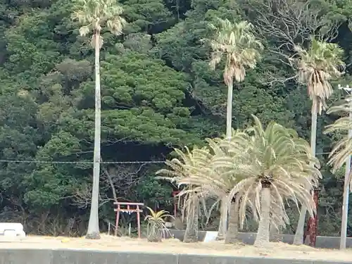 水底神社の景色