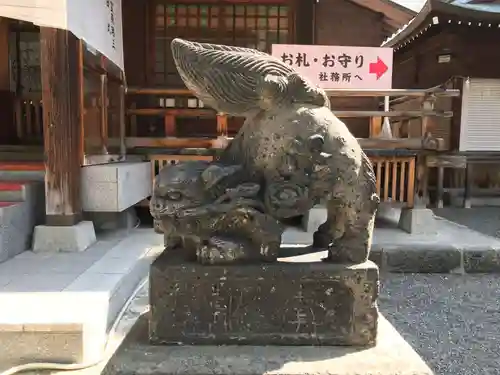 北海道神宮頓宮の狛犬