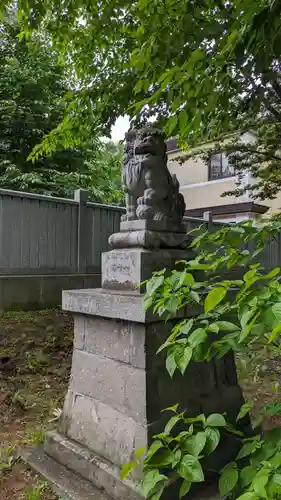 音更神社の狛犬