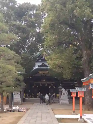 穴八幡宮の本殿・本堂