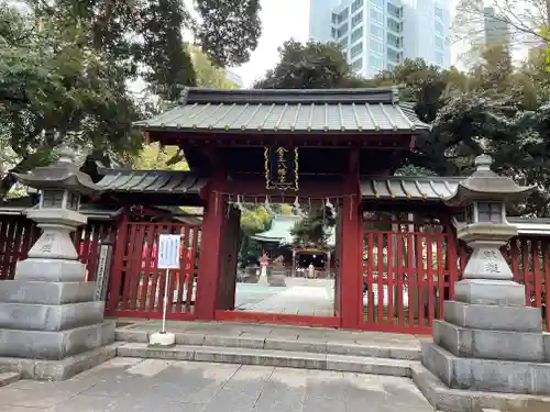 金王八幡宮の山門・神門