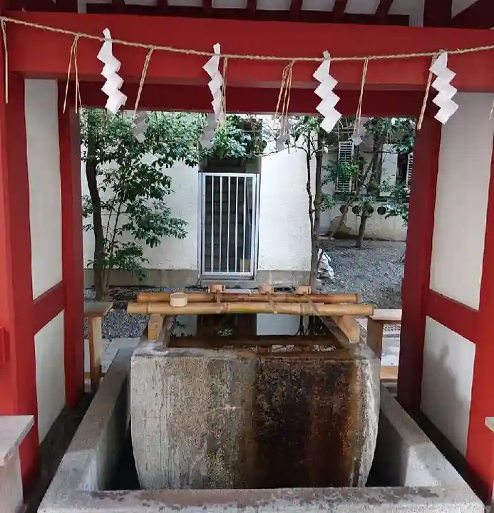 日本橋日枝神社の手水舎