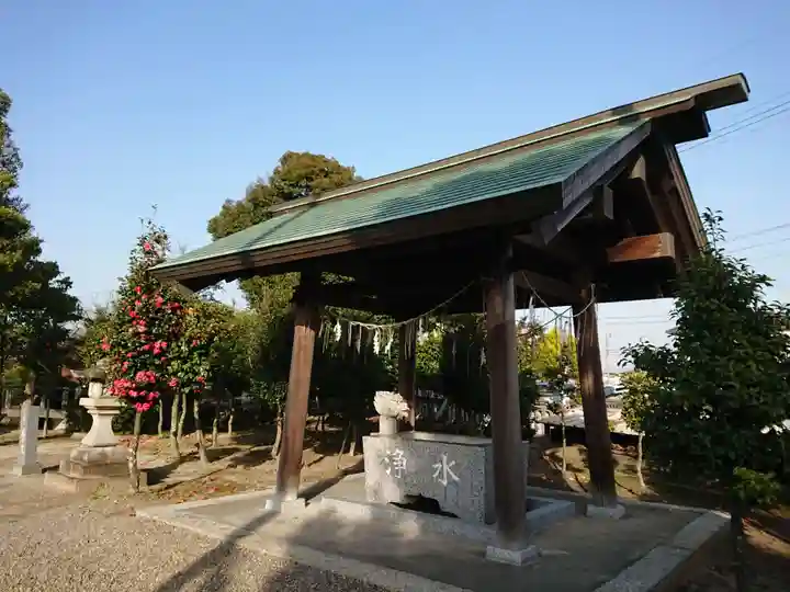 椿宮神明社の手水舎