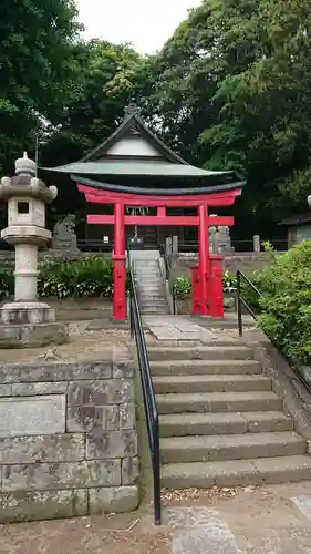 田谷御霊社の鳥居