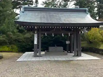 秋田県護國神社の手水舎