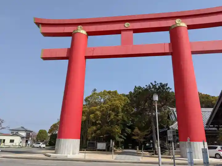 自凝島神社の鳥居