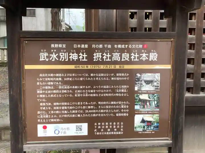 武水別神社(長野県)