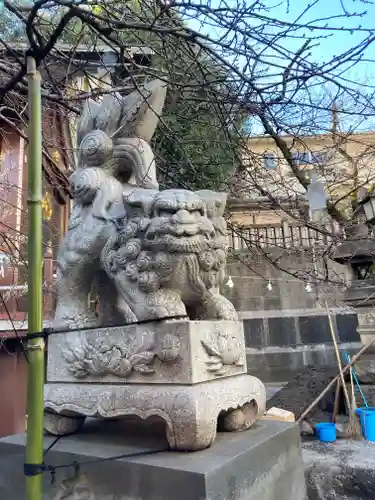 元三島神社の狛犬