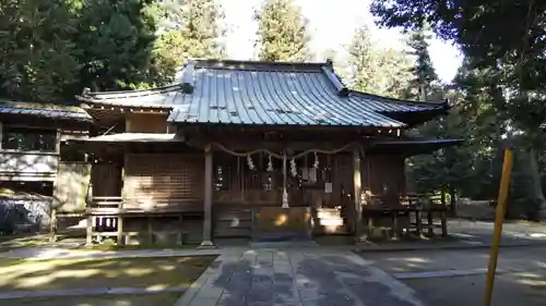 稲田神社の本殿