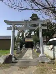 五所神社の鳥居
