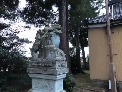 兔橋神社の狛犬