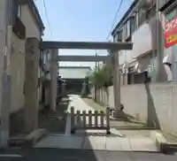 道塚神社の鳥居