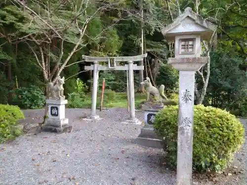 川田神社の鳥居