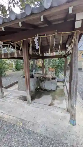 西四条斎宮　西院野々宮神社(春日神社御旅所)の手水舎