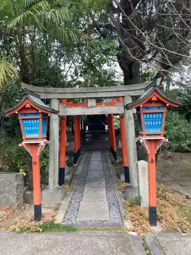 九所御霊天神社の鳥居