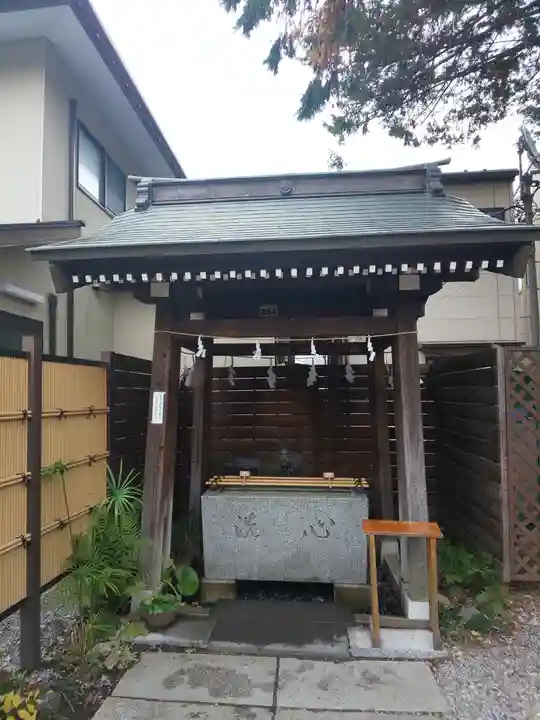 鎮守氷川神社の手水舎