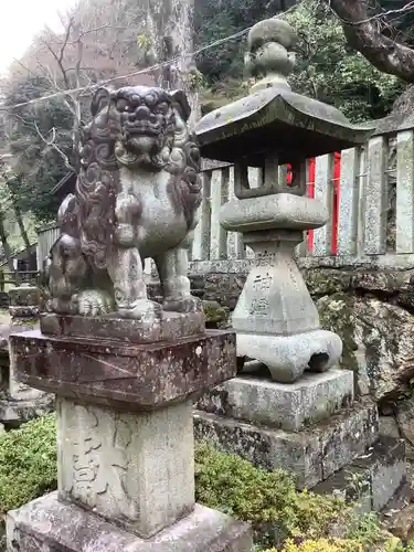 橿森神社の狛犬