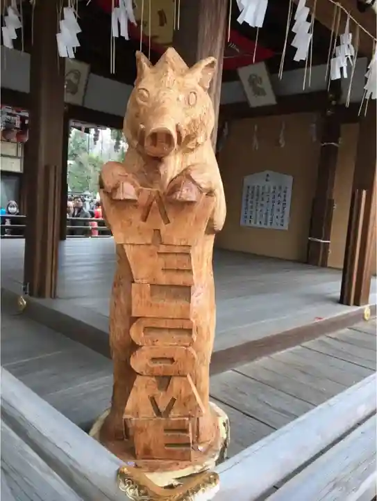 護王神社の狛犬