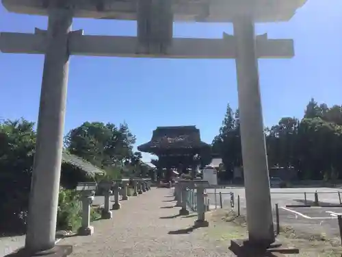 苗村神社の鳥居