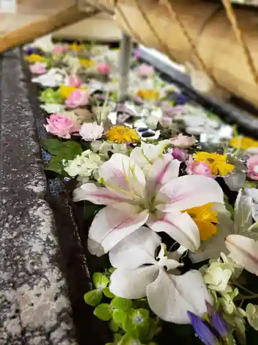 鳩森八幡神社の手水舎