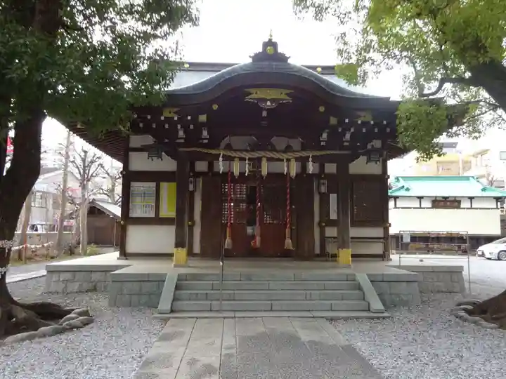 橘樹神社の本殿・本堂