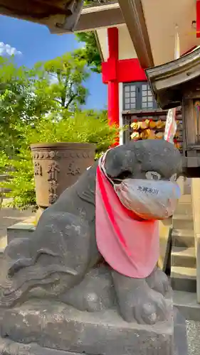 元郷氷川神社の狛犬