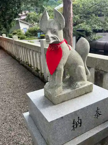 飛驒一宮水無神社の狛犬