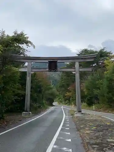 真山神社の鳥居