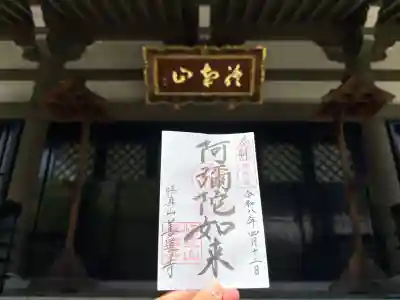 善導寺の御朱印