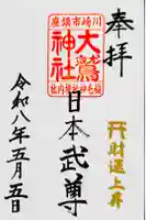 大鷲神社(稲毛神社境内社)の御朱印